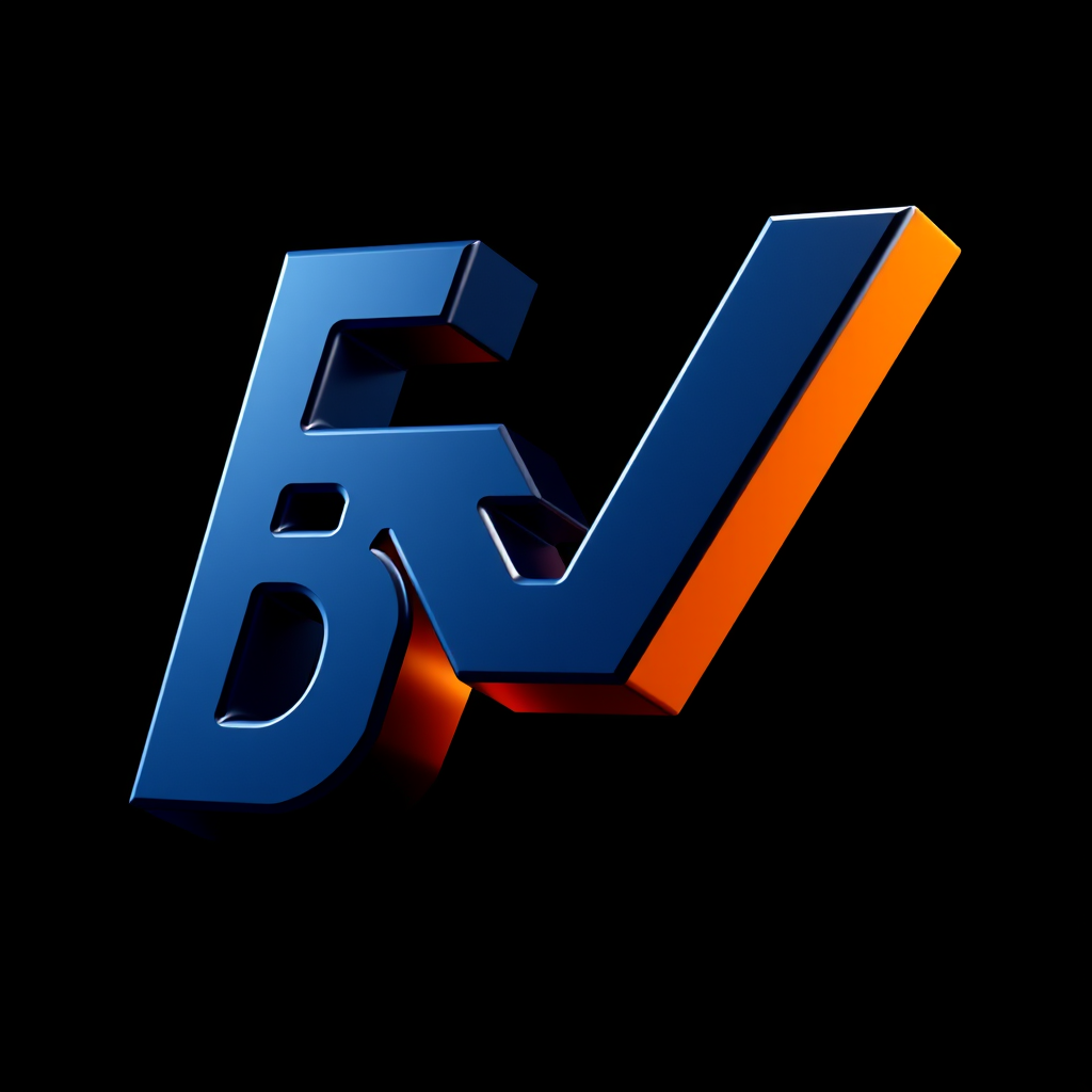 “change the composition to a 3D emblem”
